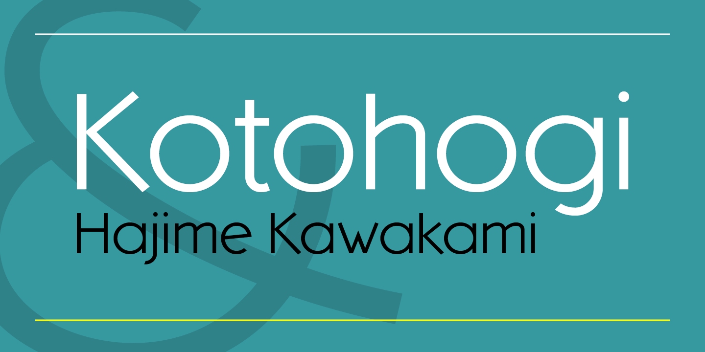 Font Kotohogi